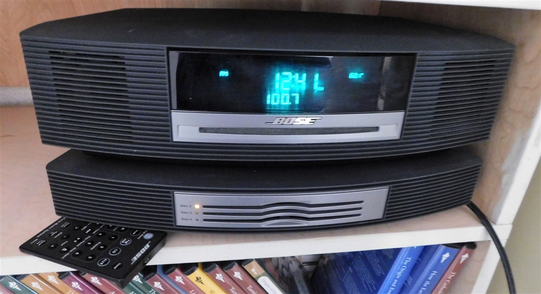 Bose Wave CD Player Radio with Extra 4 Disc Changer