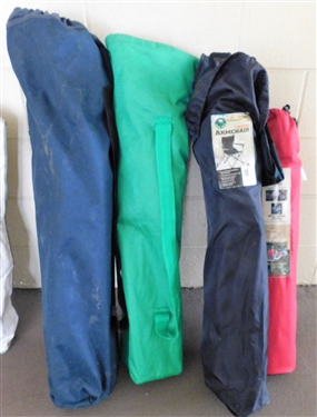 4 Folding Camp Chairs
