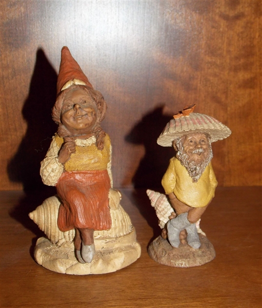 2 Tom Clark Figures - "Passing Fancy" 3 1/4" tall and "Bonnie" 4 3/4"