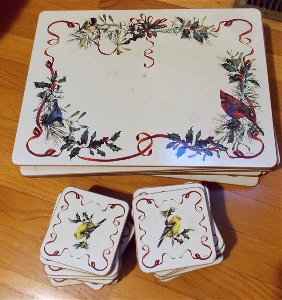 Lenox Winter Greetings-  16 Placemats and 31 Coasters 