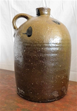 Western North Carolina Pottery Jug - 10 1/2 tall Tiny Chip on Lip 