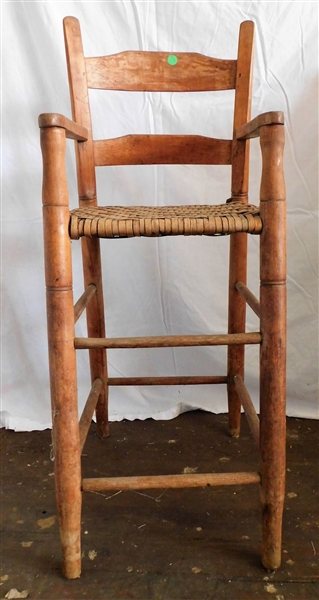 Primitive Mule Ear High Chair - 36" To Top 22" To Seat
