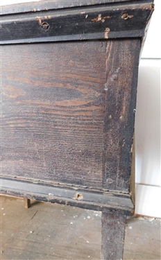 Pine Lift Top Desk with Lock - 35 1/2 tall 25 by 25