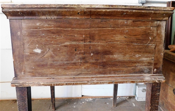 Pine Lift Top Desk with Lock - 35 1/2 tall 25 by 25