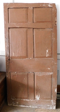 6 Early Doors - Raised Panels Mortised Construction - Different Conditions - Some Parts - Each Pictured  - White Door Measures 74 by 36