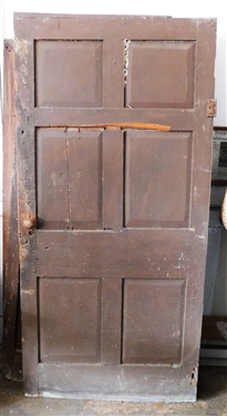 6 Early Doors - Raised Panels Mortised Construction - Different Conditions - Some Parts - Each Pictured  - White Door Measures 74 by 36