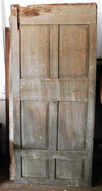 6 Early Doors - Raised Panels Mortised Construction - Different Conditions - Some Parts - Each Pictured  - White Door Measures 74 by 36
