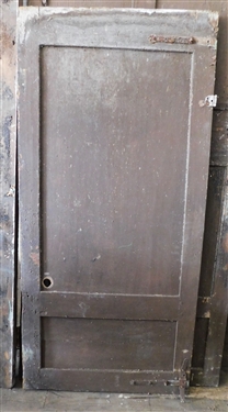 6 Early Doors - Raised Panels Mortised Construction - Different Conditions - Some Parts - Each Pictured  - White Door Measures 74 by 36