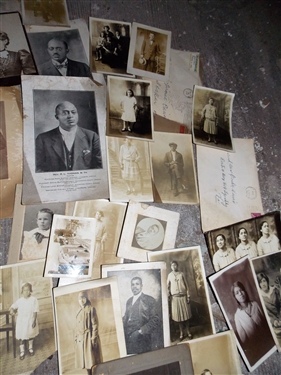 Lot of African American Photographs, Cabinet Cards, Post Cards, and Ephemera - Including Preachers From Virginia, From the Davis Family Boonsboro, Virginia and Lynchburg, Virginia - Largest Photo...