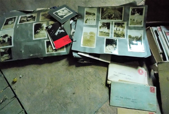 Scrapbook of Photos, Cards, and Notes From Lynchburg Virginia and Collection of Letters to Elizabeth Oakes- Gladys, Virginia - Scrapbook Binding Needs Repair