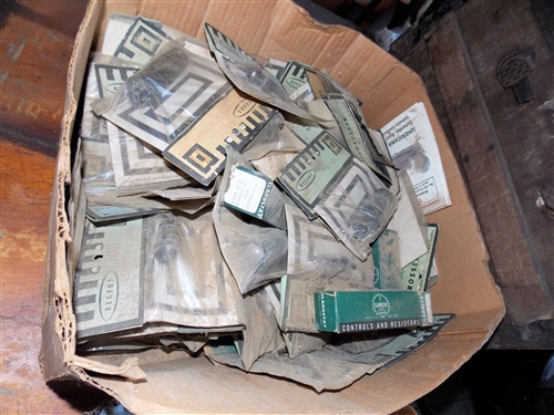 Box Lot of New Old Stock Radio Tubes by  Regent - 