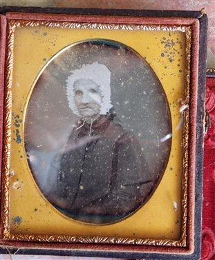 2 Tin Type Photos of Elderly Women and Album of CDVs and Tin Types 