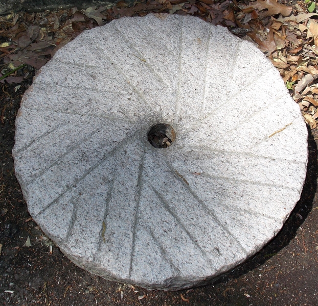 Smaller Mill Stone - Measures 23 1/2" Across 5 1/2" Tall