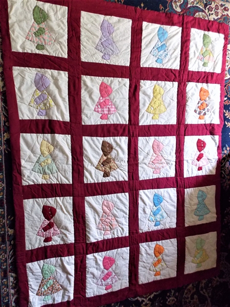 Little Dutch Girl Quilt - Measures 81" by 61"