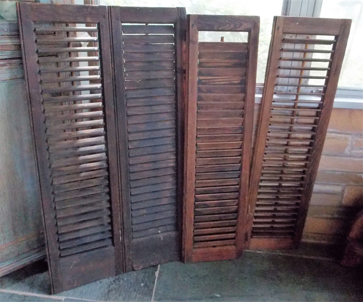 Pair of Pegged Shutters - Each Individual Shutter Measures 39" tall 10" Wide
