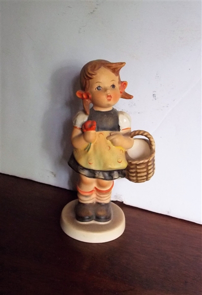 Little Girl with Basket Hummel  - 5" Tall 