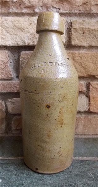 Suttons Stone Bottle - Measures 9 3/4" Tall 