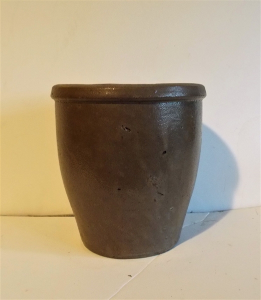 Pottery Crock - Perfect - Measures 8 3/4" tall by 8 1/2" Across