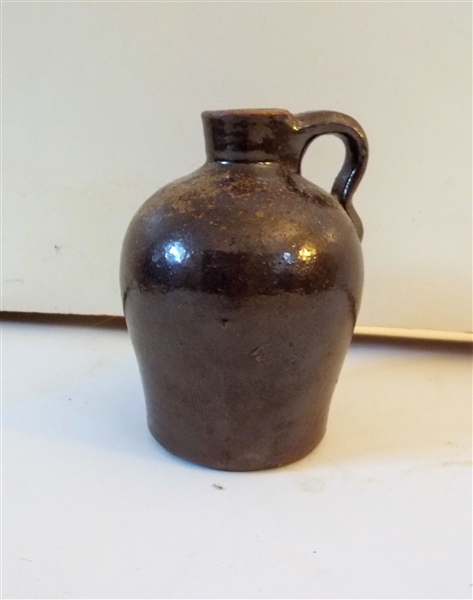 Pint Sized Southern Pottery Jug - Measures 5 1/4" Tall 