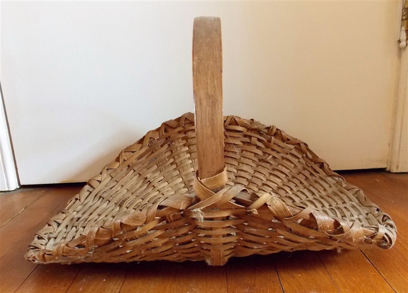 Handmade Oak Spilt Flower Basket - Measures 19" by 14"