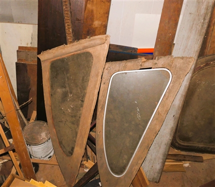 Wall of Tools including Clamps, Boat Windows, Miller Falls Saw, Diston Saw, Router, Wrenches, Wire, Snips, Furniture Parts