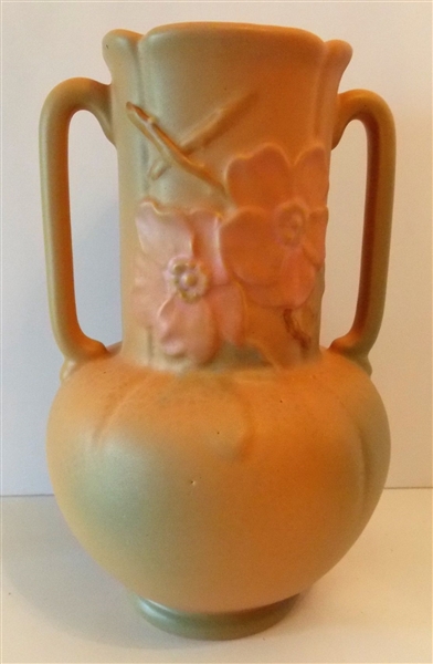 Weller Double Handled Vase 10" tall 