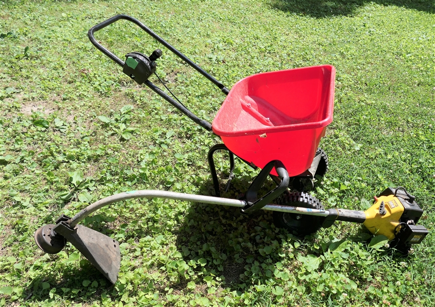 Fertilizer Spreader and Mac Gas Weed Eater