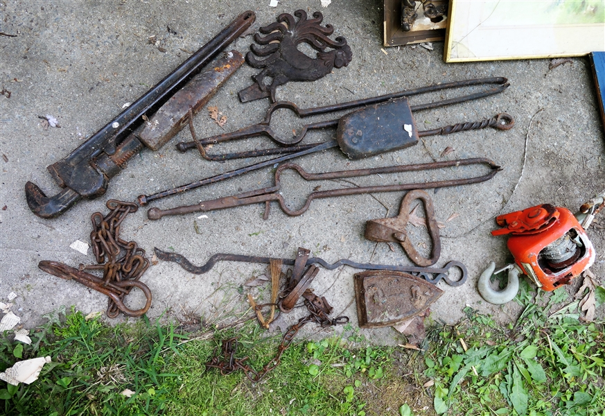 Tarp, Wench, Hoist, Blacksmith Tools
