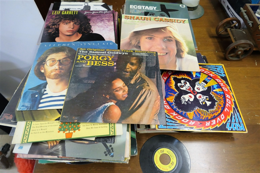 Lot of Record Albums including Kiss, Tennessee Ernie. Etc.