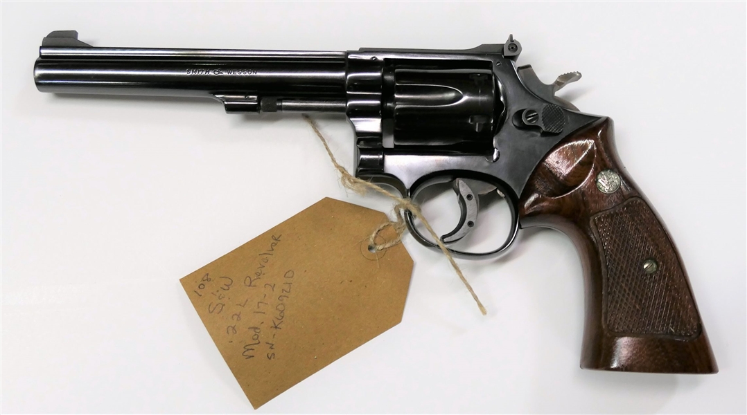 Smith and Wesson Model 17-2 - Revolver- .22 Cal. Very Clean