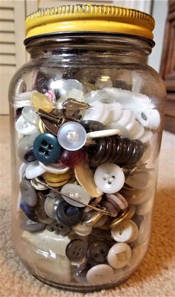 Jar of Old Buttons 