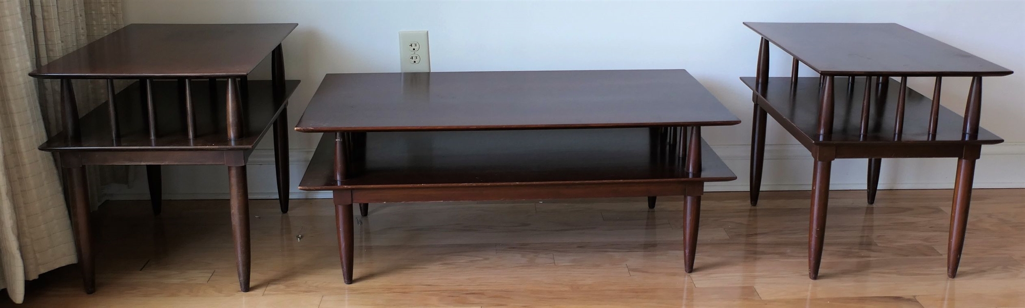 Willett Cherry Coffee Table and End Tables