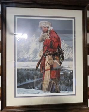 Pencil Signed Print by Michael Ginater Jr. 1989 -Numbered 491/950 - Measures 34 by 27 1/2