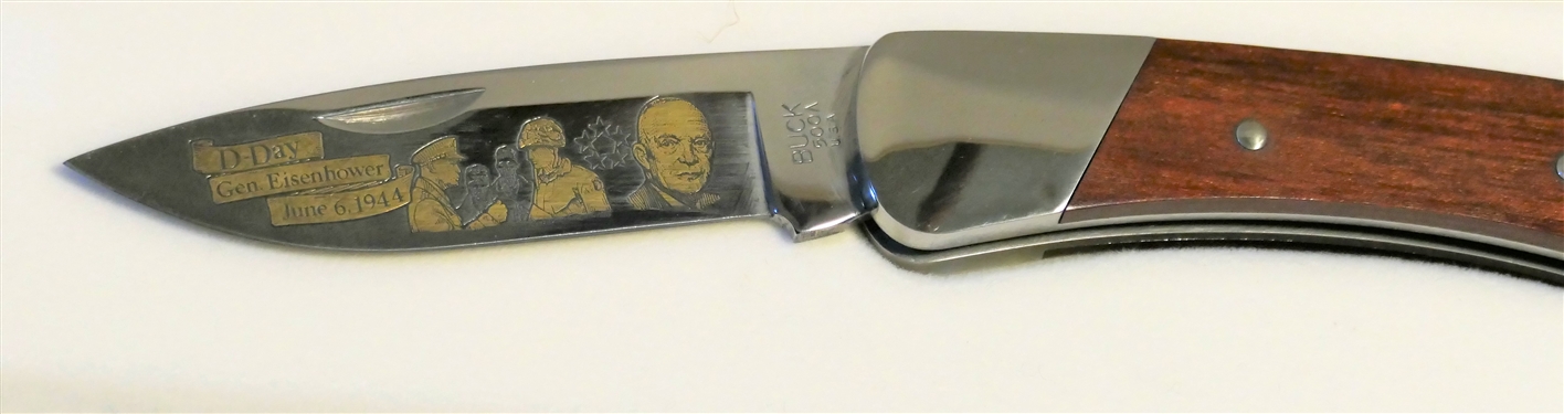 Model 500 General Eisenhower D-Day Commemorative Knife - Number 0221 of 1000 in Fitted Case