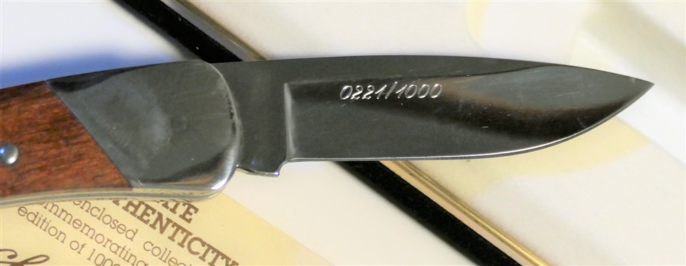 Model 500 General Eisenhower D-Day Commemorative Knife - Number 0221 of 1000 in Fitted Case