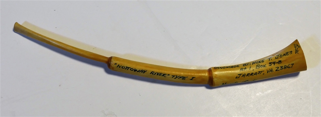 Nottoway River Type I Turkey Call by Mike T. Jone Jarratt, VA - Crack in End