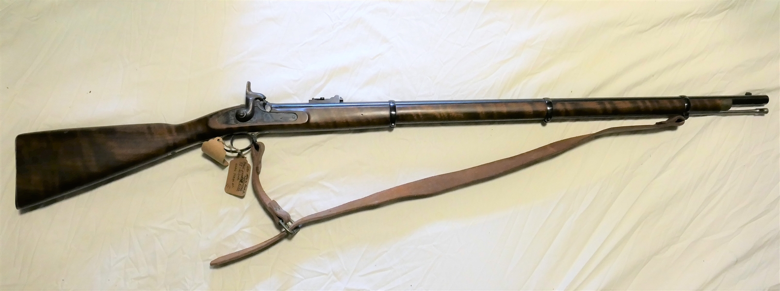 Euroarms of America -  Made in Italy .58 Caliber Black Powder Long Rifle - With Leather Sling Strap