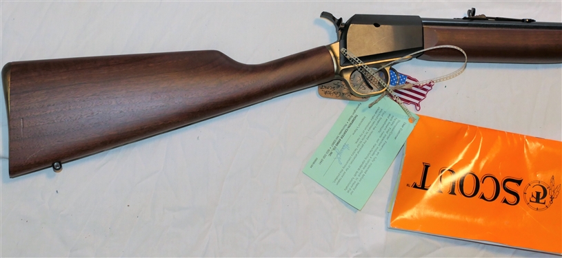 Thompson Center Arms Scout .50 Caliber Black Powder Rifle with Original Instructions, Card, and Key Chain