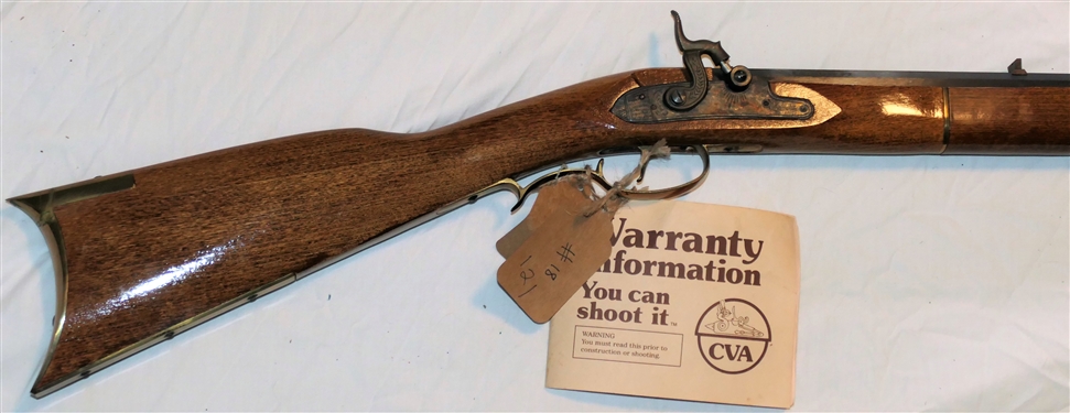 Connecticut Valley Arms Inc. Kentucky Rifle .50 Caliber Black Powder Long Rifle with Original Attached Warranty Information Booklet