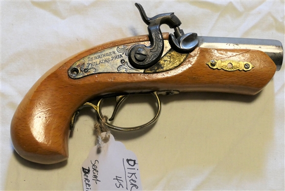 Diker Spain Derringer Philadelphia .45 Caliber Black Powder Pistol