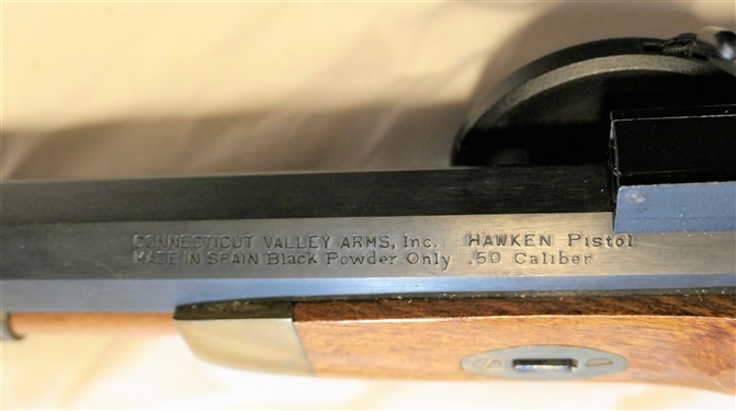 Connecticut Valley Arms, Inc. Hawken Pistol .50 Caliber Black Powder Pistol