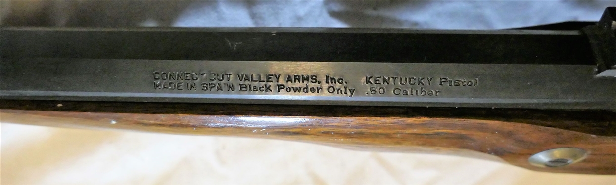 Connecticut Valley Arms, Inc. Kentucky Pistol .50 Caliber Black Powder Pistol - Made in Spain
