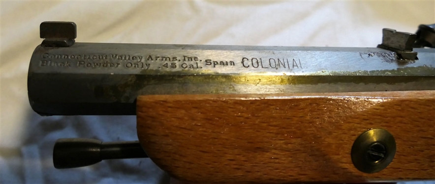 Connecticut Valley Arms, Inc. Colonial Pistol .45 Caliber Black Powder Pistol - Made in Spain