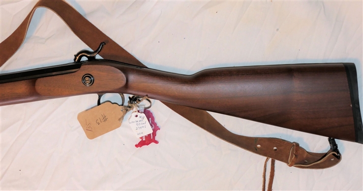 Thompson Center Arms Hawken .50 Caliber Black Powder Rifle - Brass Patch Box and Butt - Double Triggers