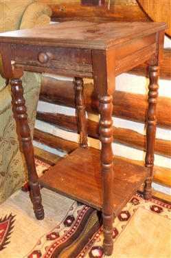 Occasional Table with Single Drawer - Measures 29 Tall 15 1/2 by 16