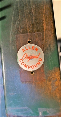 Allen Compound Bow in Hard Case with Some Arrows and Accessories - Case Labeled Left Handed