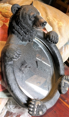 Black Bear Mirror - Measures 17 by 12