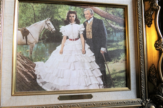 Three The Marks Collection Gone With The Wind Prints on Canvas- Each Measures 15 1/2 by 13 1/2  I Loved You Scarlet Marry A Southerner and Tara