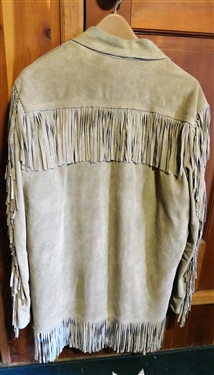 Pioneer Products Suede Tunic and Fringe Jacket - Both Size Large