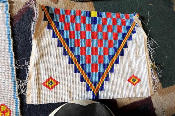 2 Calls, Bead Work, Claw Necklace, and Replica Mask with Hair Beard and Eyelashes - 1 Call Fawn Bleet and Doe Bleet